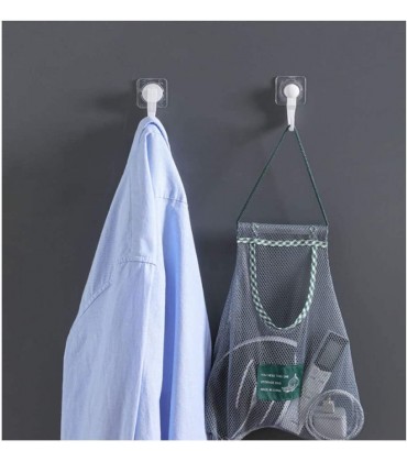 NALCY Aufbewahrungstasche für die Küche 4 Pcs Einkaufstaschen Waschbar Wiederverwendbare Masche Taschen Umweltfreundliche Netz Taschen für Einkaufen und Lagerung Grau - BYMRUV9N