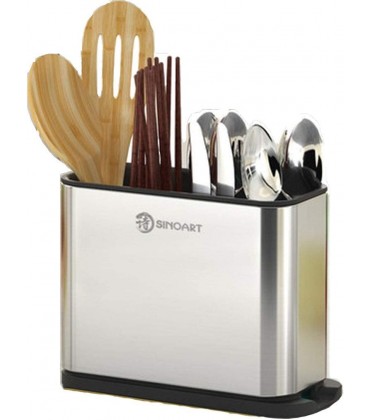 HSF Küchenständer aus Edelstahl liefert Stäbchen Messer und Gabelbox Schaufel Löffel Ablaufgeschirr Ablagegestell Messerhalter Unbestückte Messerblöcke Color : A - BHKTX54K