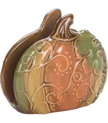Woodland Greens Serviettenhalter Herbstmotiv Keramik 12,7 x 10,2 cm mehrfarbig - BXMBVVQ9