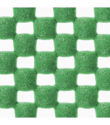Regaleinlage Schubladeneinlage rutschfest 30,5 cm x 16,5 cm Gittermuster PVC nicht klebend Antirutschmatte für Küchenschränke Drahtregale Speisekammer Kommode Kühlschrank grün - BTCQVD1K