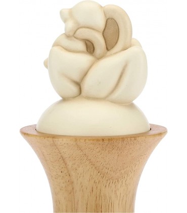 THUN Salzmühle mit Blumen Küchenzubehör Linie Elegance Keramik Holz 27,5 cm - BACVWBKE