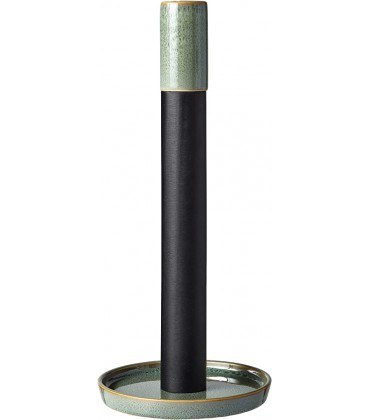 BITZ Küchenrollenhalter Rollenhalter aus Steingut Stehend Höhe 28 cm Grün - BZJFNQBA