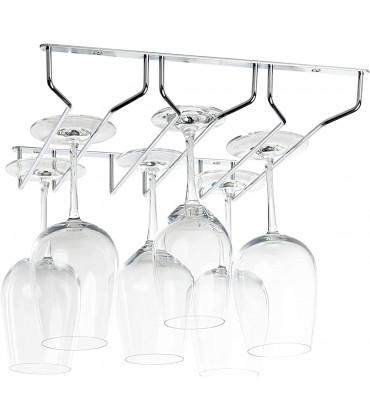 Stemware-Regal Weinglashalter Gläserhalter Aufbewahrung Aufhänger aus Edelstahl Weinglashalter Unter Schrank - BJSILQ5K