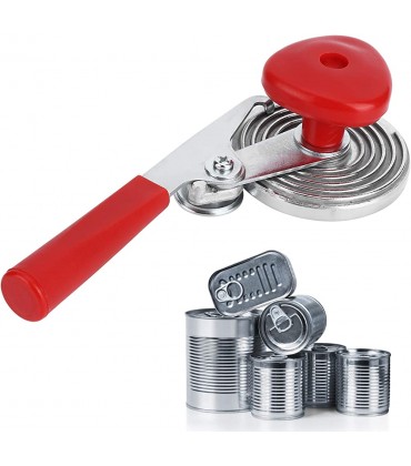 Nicoone Manuelle Sealer Beader Drücken Abdichtung Glas Hand Werkzeug Red Praktische Tragbare für Familie Küche Abdichtung Dosen Manuell - BVOUO1KD