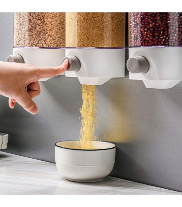 Henan Automatischer Reis- Müsli-Spender zur Wandmontage Kunststoff transparent - BUNGQQJ8