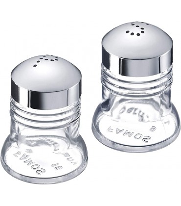 Westmark Salz- und Pfefferstreuer-Set 2-tlg. Fassungsvermögen: je 40 ml Glas ABS Verchromt Paris-Chrome Silber Transparent 631622E1 - BCIFP5QD