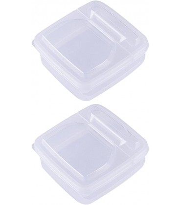 LOVIVER 2 Stück Tragbarer Kühlschrank Lebensmittelbehälter Lebensmittelbehälter für Die Zubereitung von Mahlzeiten - BFNAN881
