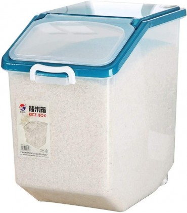 Müslidosen Feuchtigkeitsdichten Reis Eimer Reis Aufbewahrungsbehälter Korn Container Küchenaufbewahrungsbehälter Mehl Eimer Soja-Aufbewahrungsbehälter Color : Green Size : 30.5x48x35cm - BTXBE47K