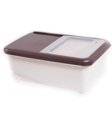 ZCX Haushalt Küche Reis Barrel Kunststoff-Speicher-Reis-Box versiegelt Reis Zylinder Insect-Proof Feuchtigkeitsbeständig Flour Bucket Müslidosen Color : A - BLGEB2BW