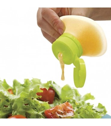 Gewürz-Dressing-Spender aus Kunststoff Senf-Ketchup-Flasche Küche Esszimmer und Bar Käseglocke - BIAIN44B