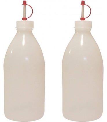 Mikken 2 x Medizinflasche 500 ml Spritzflasche Tropfflasche BPA-frei made in Germany inkl Einfülltrichter 21 cm - BFZZLK7J
