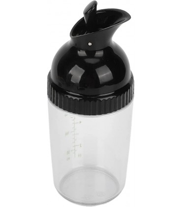 Salat-Dressing-Shaker 200 ml verhindert Auslaufen langlebiger BPA-freier Dressing-Behälter für die KücheSchwarz - BWRQMVKA