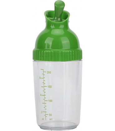 Salatdressing-Shaker 200 ml Dressing-Behälter BPA-frei langlebig verhindert Auslaufen mit Deckel für die KücheGrün - BEBXSMHA
