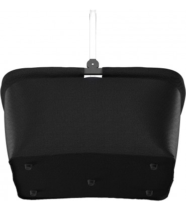 LOMOS Faltbarer Einkaufskorb mit komfortablem Henkel Größe L in schwarz - BGPAMMJN