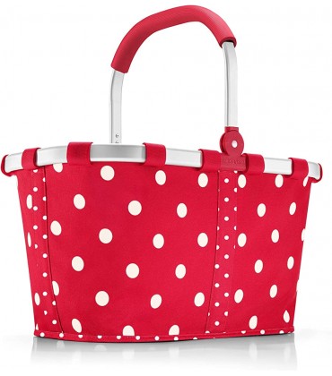 reisenthel Angebot Einkaufskorb carrybag Plus passendes Cover Sichtschutz Abdeckung mixed dots chilli red - BSLJU9MB